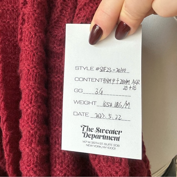 Cable Knit Pattern Open Front Cardigan With Pocket - Picture 10 of 10